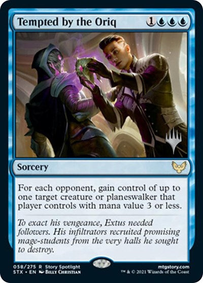 Tempted by the Oriq (Promo Pack) [Strixhaven: School of Mages Promos] | PLUS EV GAMES 