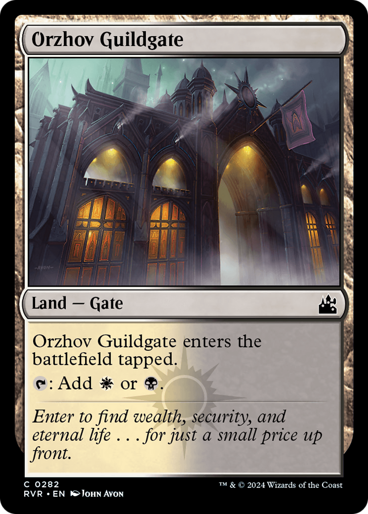 Orzhov Guildgate [Ravnica Remastered] | PLUS EV GAMES 