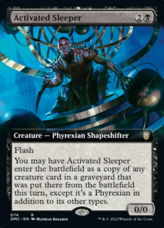 Activated Sleeper (Extended Art) [Dominaria United Commander] | PLUS EV GAMES 