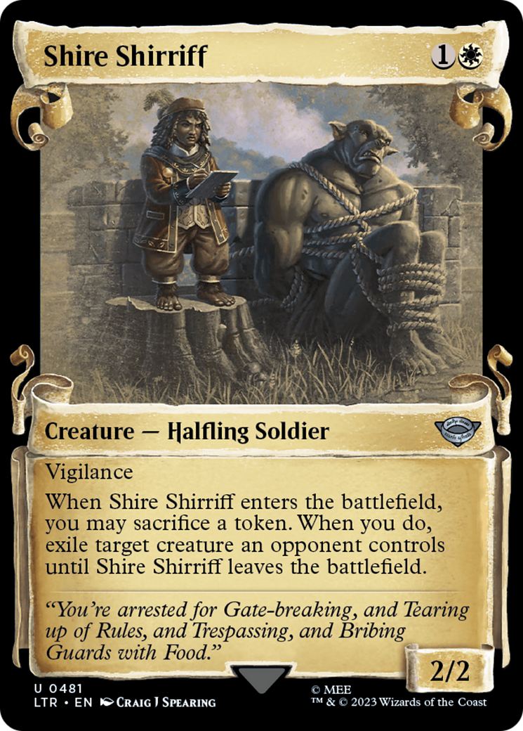 Shire Shirriff [The Lord of the Rings: Tales of Middle-Earth Showcase Scrolls] | PLUS EV GAMES 