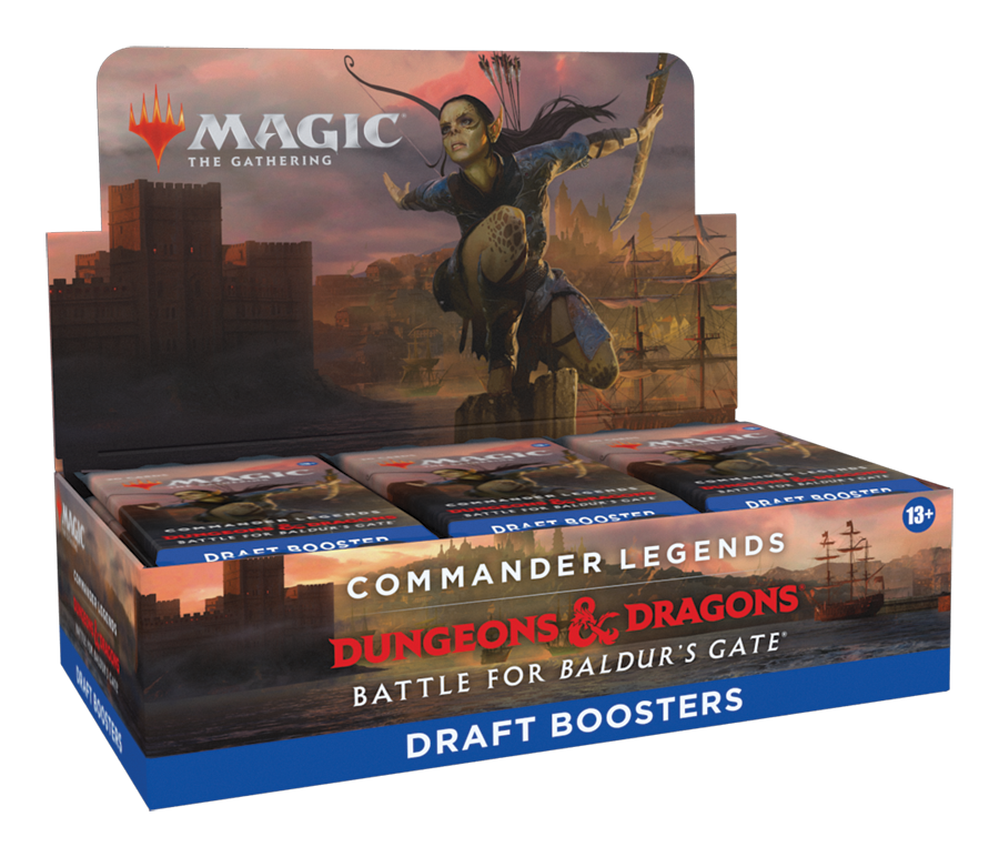 Commander Legends: Battle for Baldur's Gate - Draft Booster Display | PLUS EV GAMES 