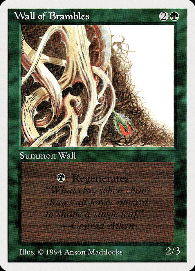 Wall of Brambles [Summer Magic / Edgar] | PLUS EV GAMES 