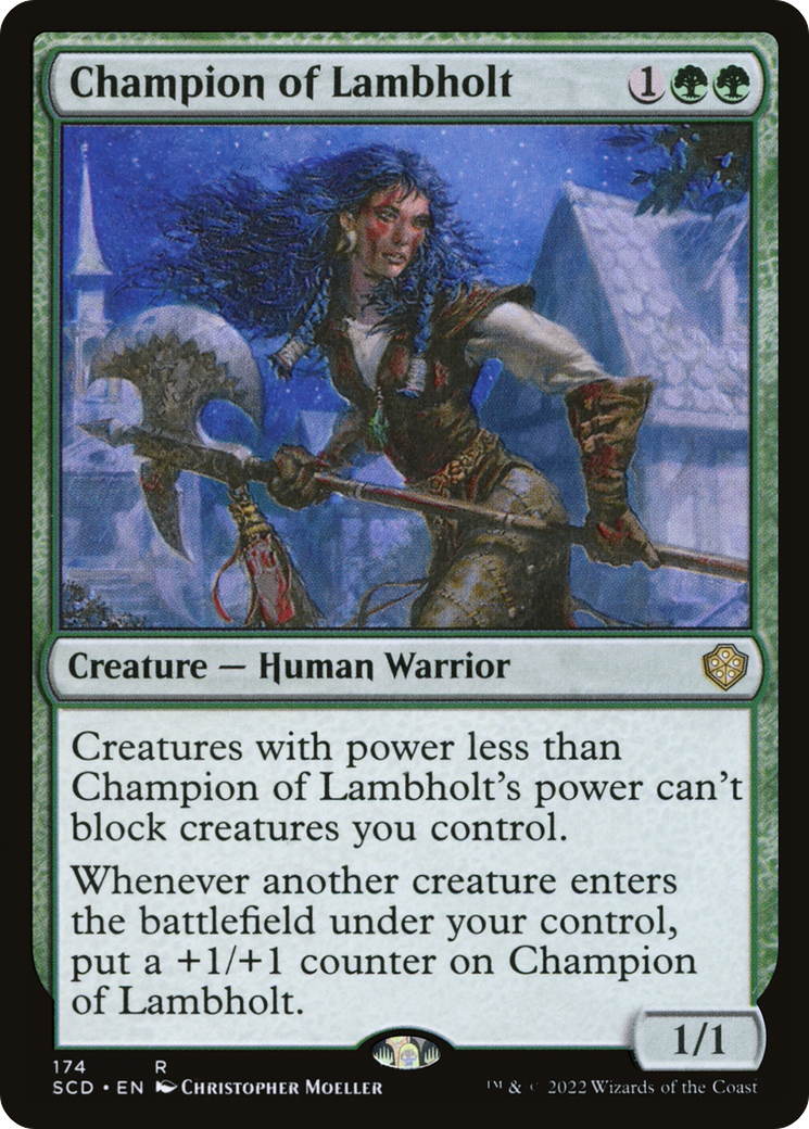 Champion of Lambholt [Starter Commander Decks] | PLUS EV GAMES 