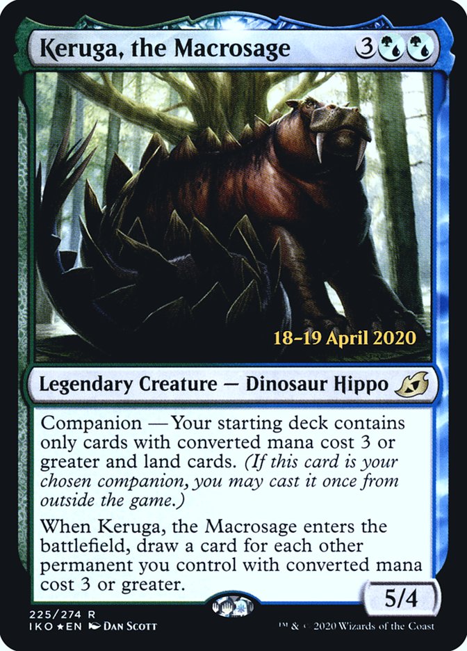 Keruga, the Macrosage  [Ikoria: Lair of Behemoths Prerelease Promos] | PLUS EV GAMES 