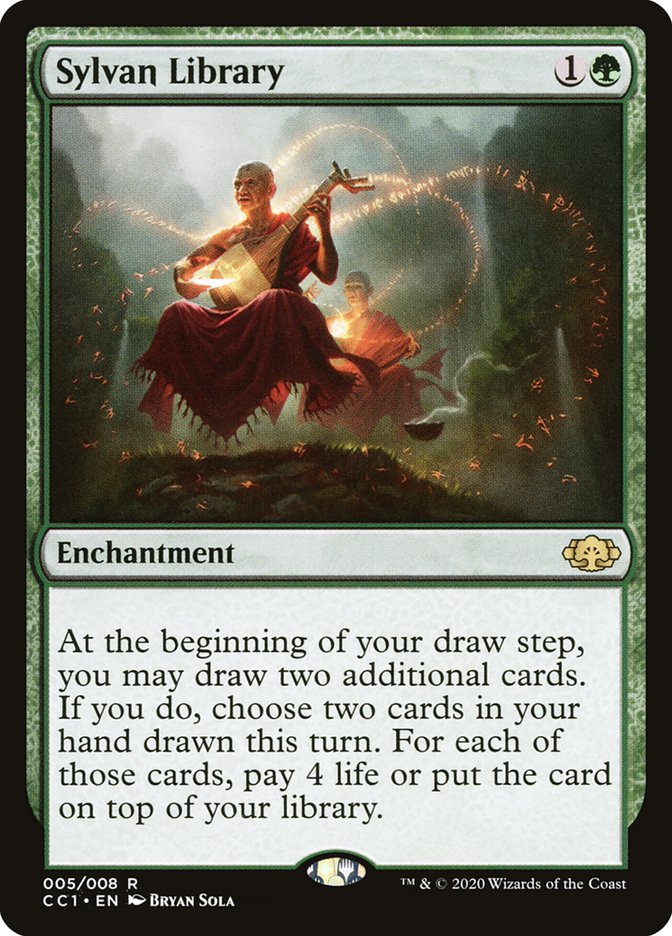 Sylvan Library [Commander Collection Green] | PLUS EV GAMES 