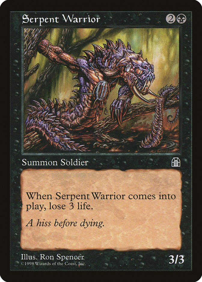 Serpent Warrior [Stronghold] | PLUS EV GAMES 