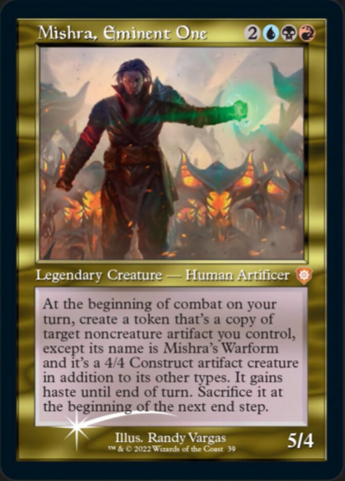 Mishra, Eminent One (039) (Retro) (Display Commander) [The Brothers' War Commander] | PLUS EV GAMES 