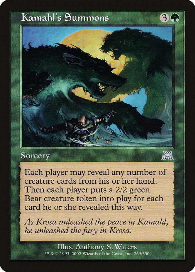 Kamahl's Summons [Onslaught] | PLUS EV GAMES 