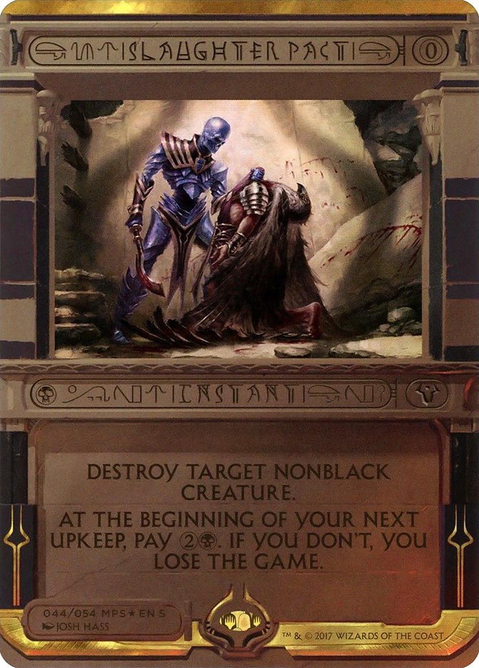 Slaughter Pact (Invocation) [Amonkhet Invocations] | PLUS EV GAMES 