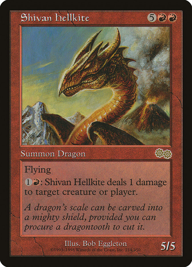 Shivan Hellkite [Urza's Saga] | PLUS EV GAMES 