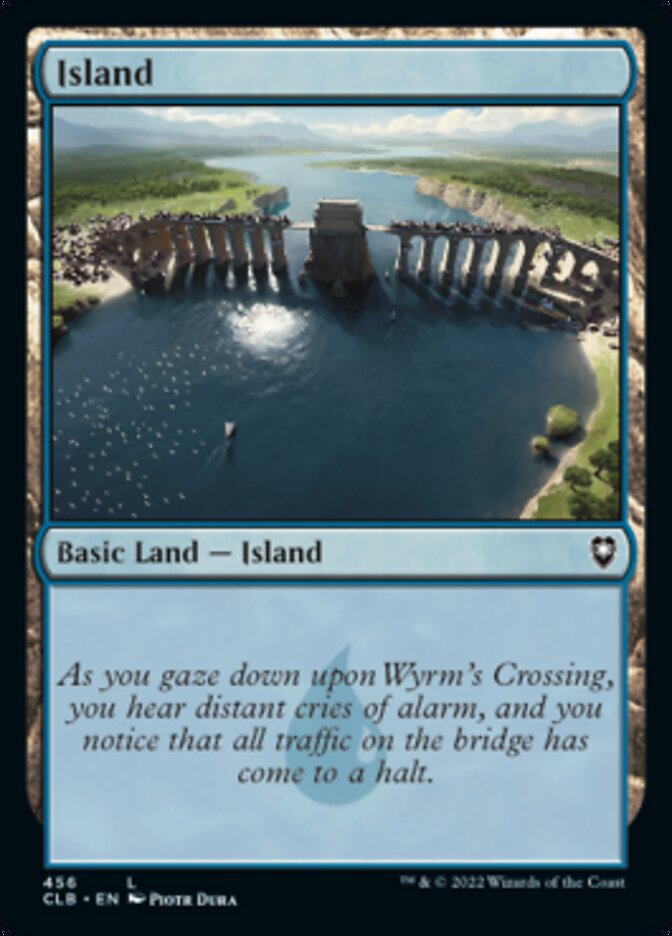 Island (456) [Commander Legends: Battle for Baldur's Gate] | PLUS EV GAMES 