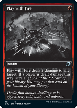 Play with Fire [Innistrad: Double Feature] | PLUS EV GAMES 