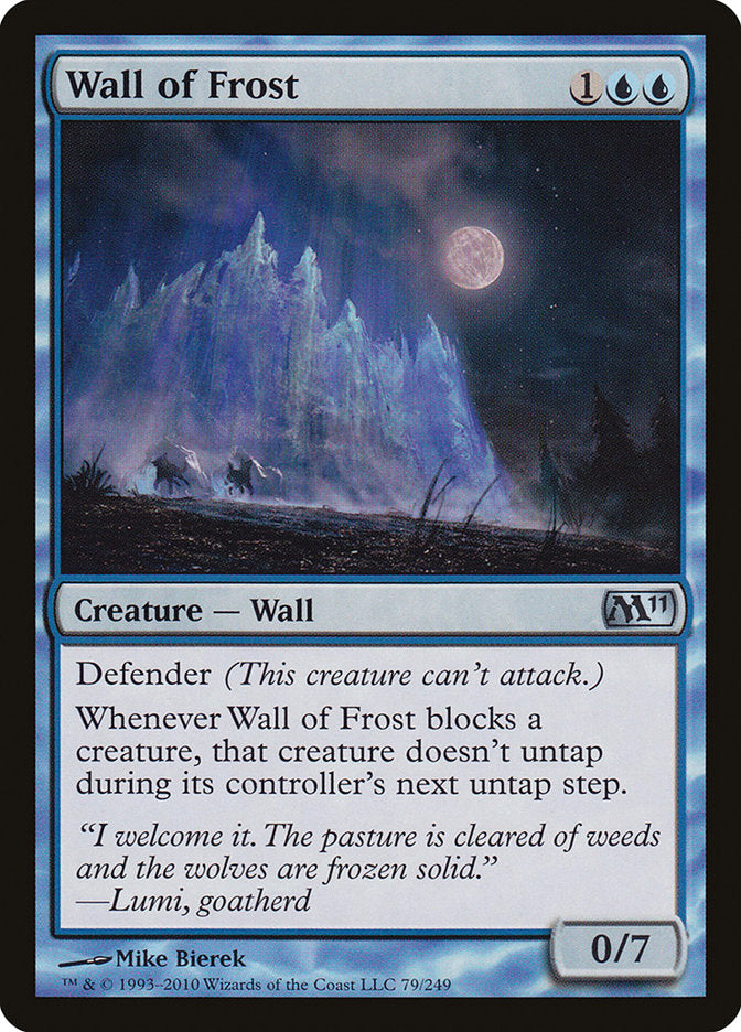 Wall of Frost [Magic 2011] | PLUS EV GAMES 
