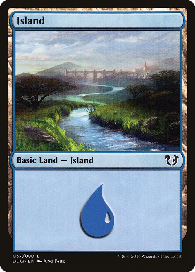 Island (37) [Duel Decks: Blessed vs. Cursed] | PLUS EV GAMES 