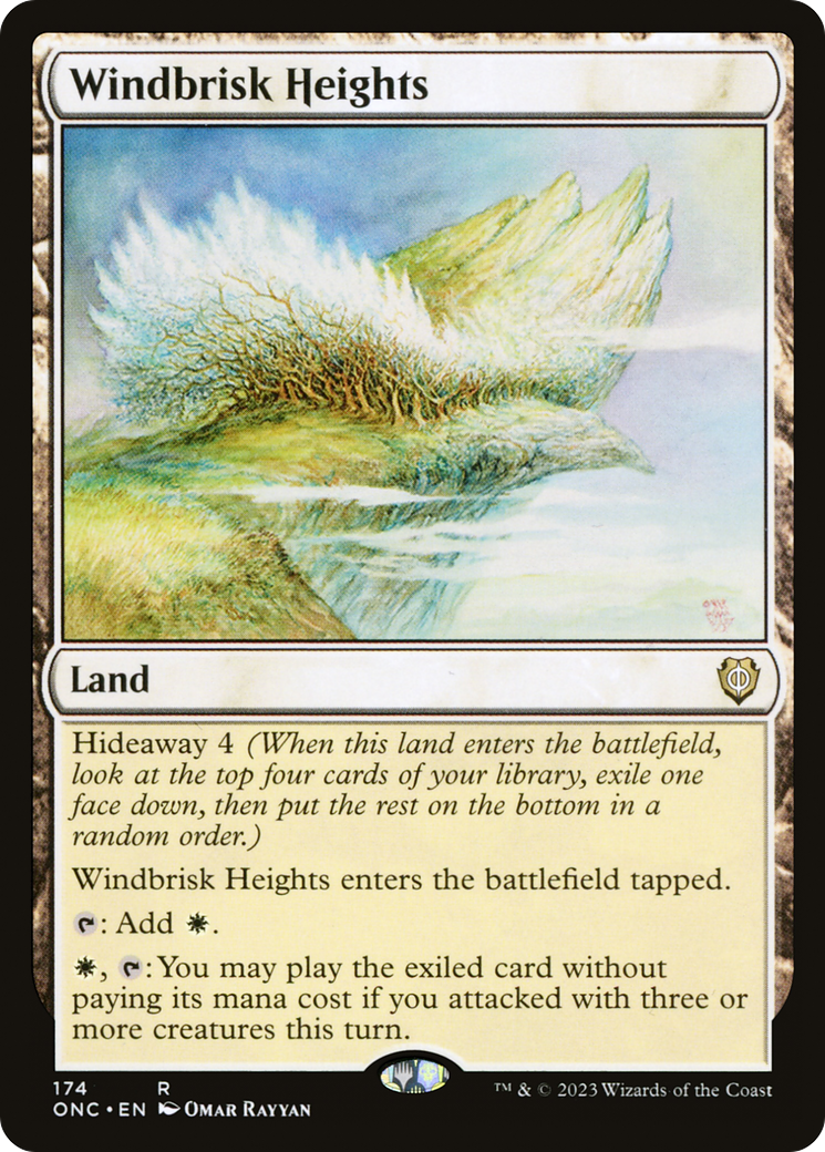 Windbrisk Heights [Phyrexia: All Will Be One Commander] | PLUS EV GAMES 