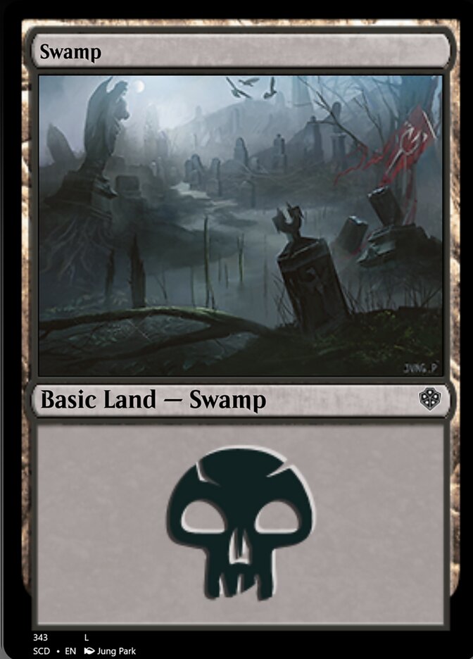 Swamp (343) [Starter Commander Decks] | PLUS EV GAMES 