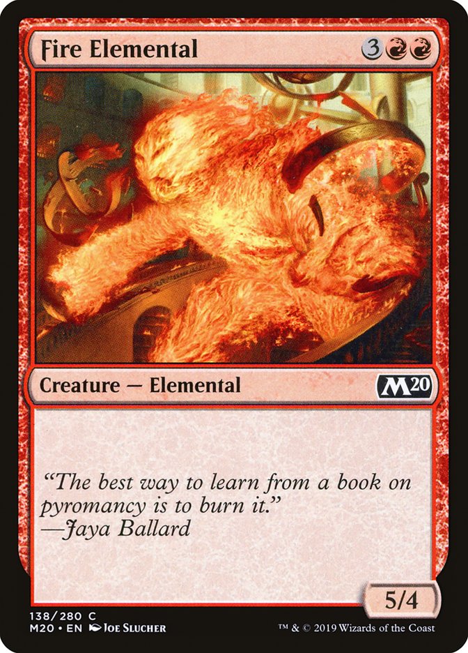 Fire Elemental [Core Set 2020] | PLUS EV GAMES 