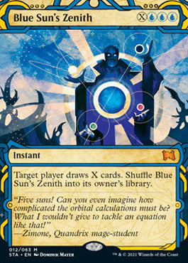 Blue Sun's Zenith (Etched Foil) [Strixhaven Mystical Archive] | PLUS EV GAMES 