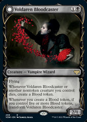 Voldaren Bloodcaster // Bloodbat Summoner (Showcase Fang Frame) [Innistrad: Crimson Vow] | PLUS EV GAMES 