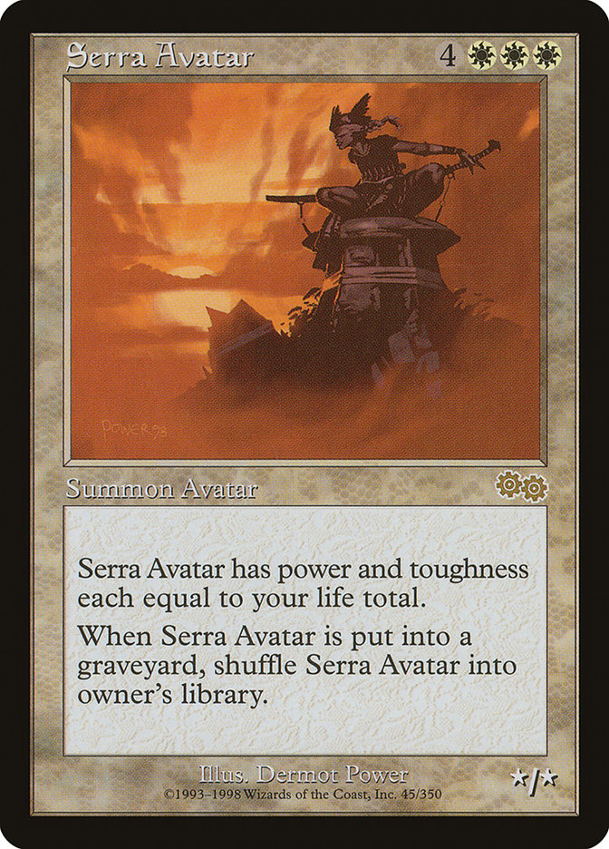 Serra Avatar [Urza's Saga] | PLUS EV GAMES 