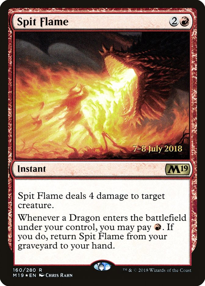 Spit Flame  [Core Set 2019 Prerelease Promos] | PLUS EV GAMES 