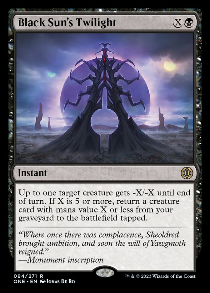 Black Sun's Twilight [Phyrexia: All Will Be One] | PLUS EV GAMES 