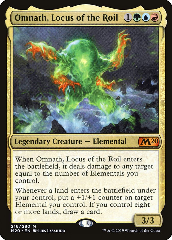 Omnath, Locus of the Roil [Core Set 2020] | PLUS EV GAMES 