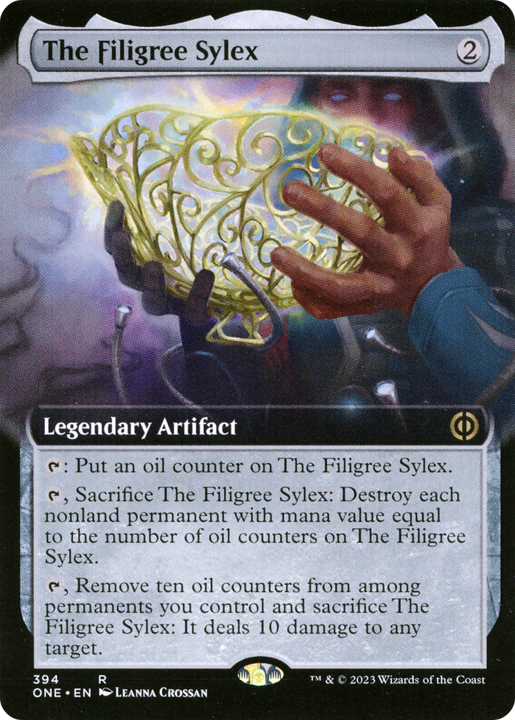 The Filigree Sylex (Extended Art) [Phyrexia: All Will Be One] | PLUS EV GAMES 