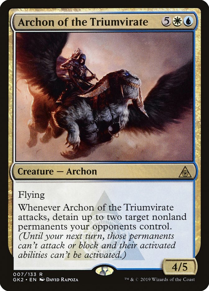 Archon of the Triumvirate [Ravnica Allegiance Guild Kit] | PLUS EV GAMES 