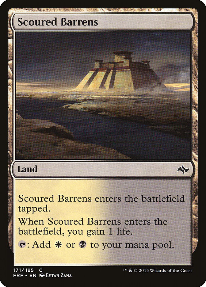 Scoured Barrens [Fate Reforged] | PLUS EV GAMES 